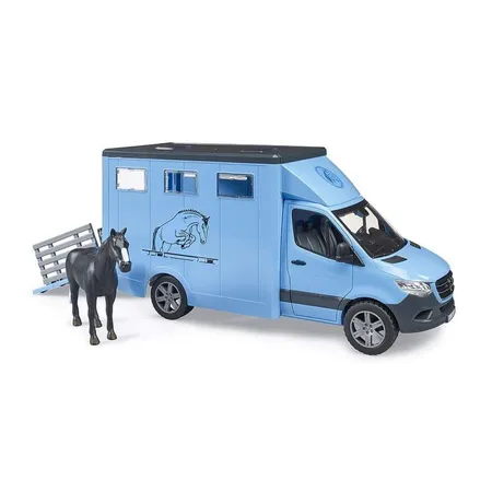 BRUDER® MB Sprinter Tiertransporter mit 1 Pferd
