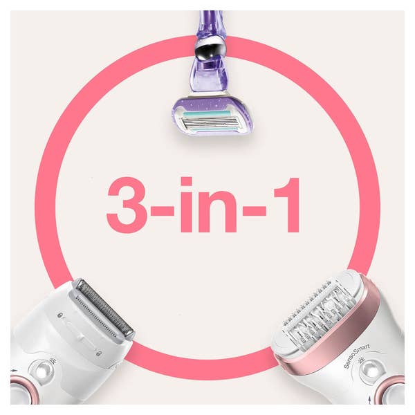 Braun Silk-épil 9 9-870 – Epilierer für Frauen für eine langanhaltende Haarentfernung