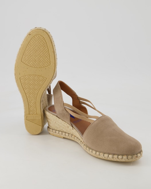 Verbenas Maika Serraja Wedges in Beige