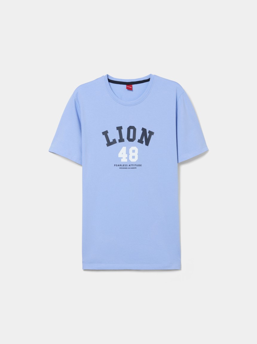 T-shirt em algodão com estampado