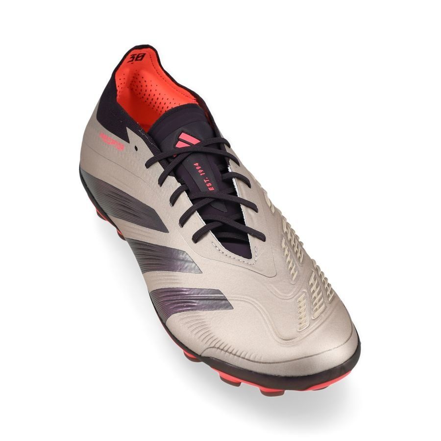 adidas Predator Elite 2G/3G AG Vivid Horizon - Argenté/Aurora Black/Turbo