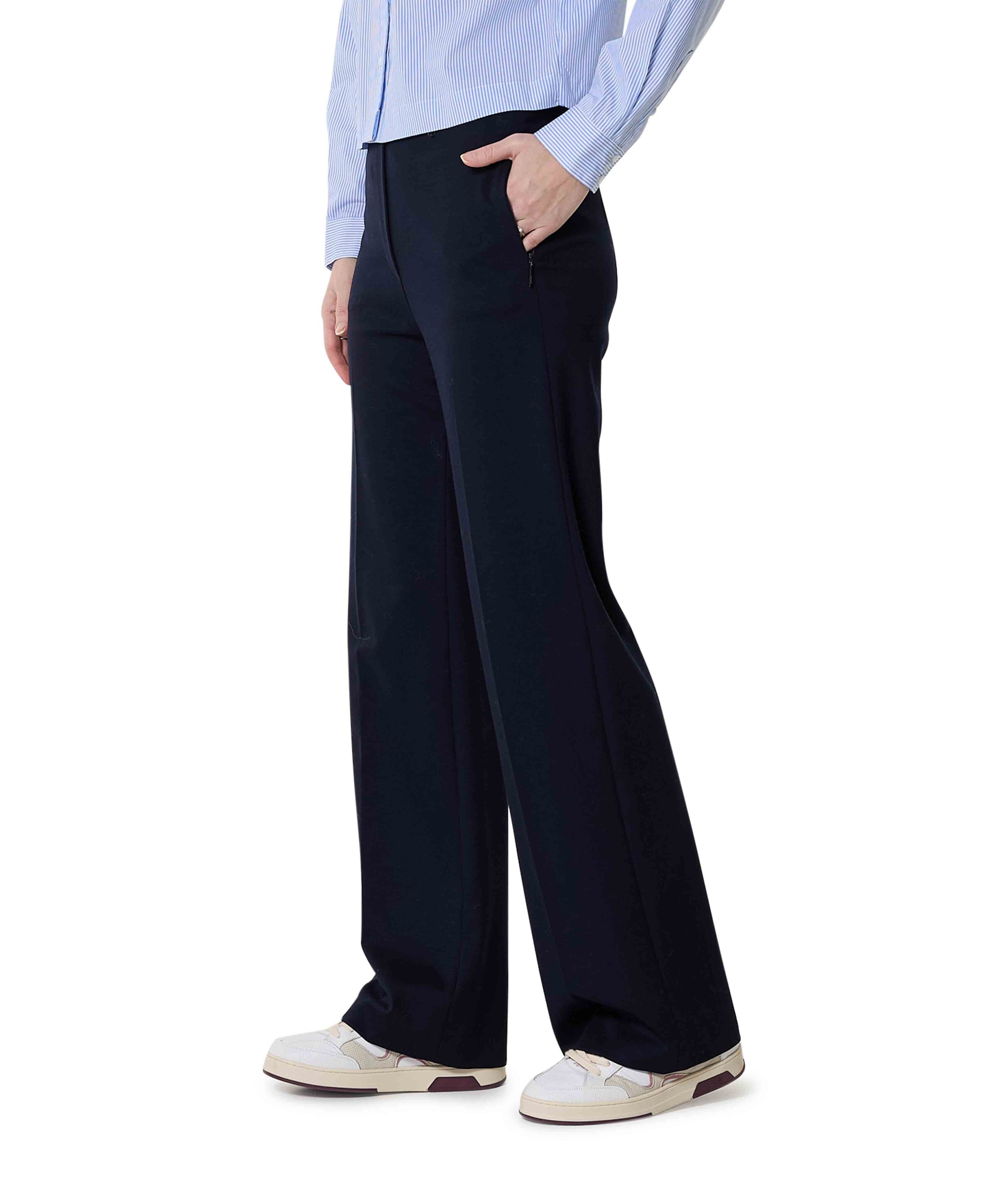 Marc Cain Essentials WINDER pantalon blauw