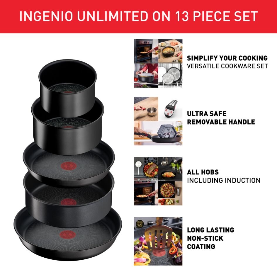 Ingenio Unlimited ON 13-delige set - inductie
