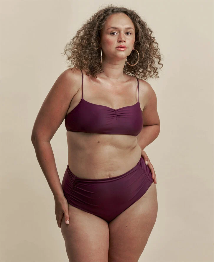 Cartel Copenhagen Cartel x Flow bikini top - Deep Deep