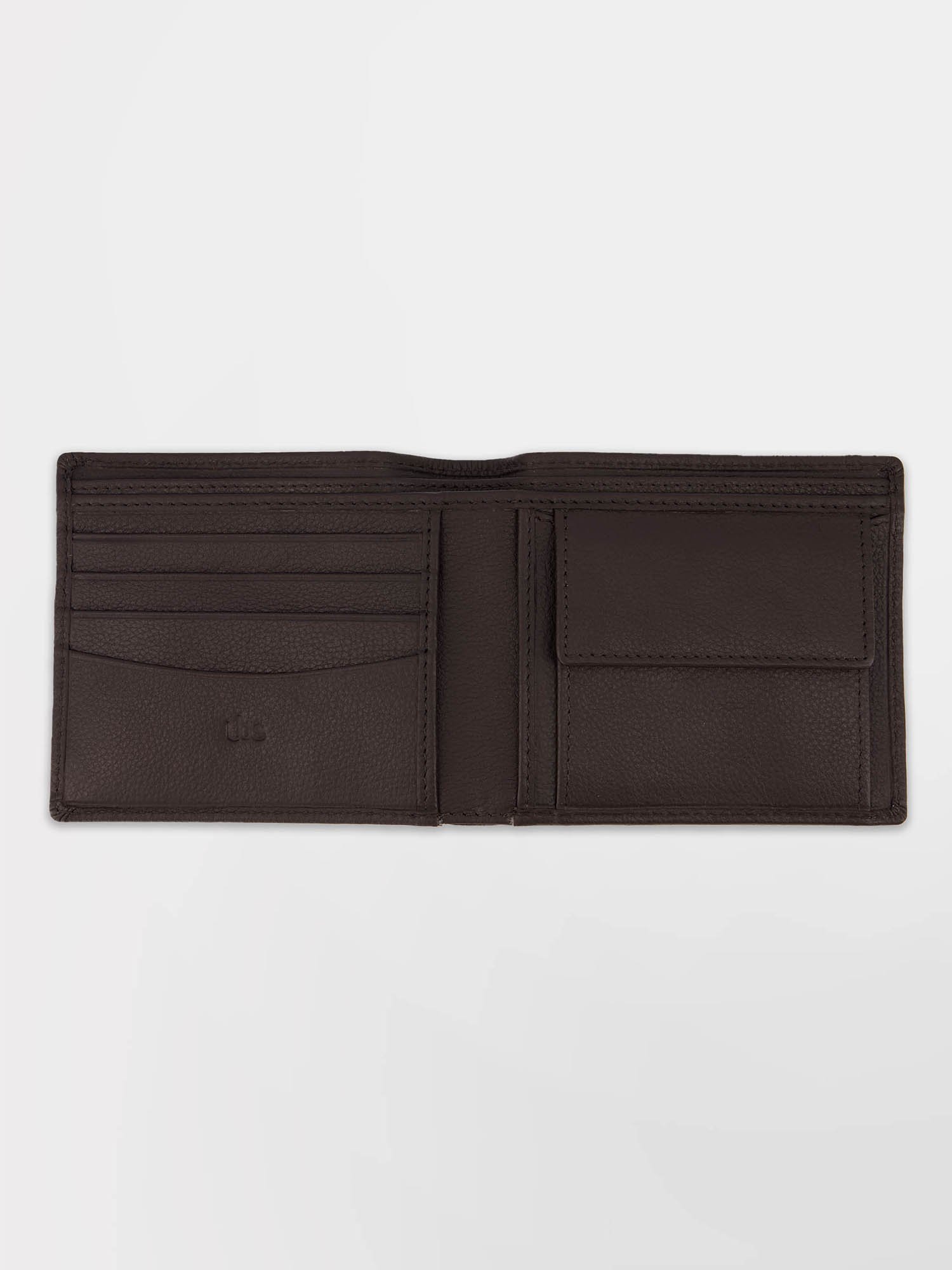 Portefeuille En cuir Marron