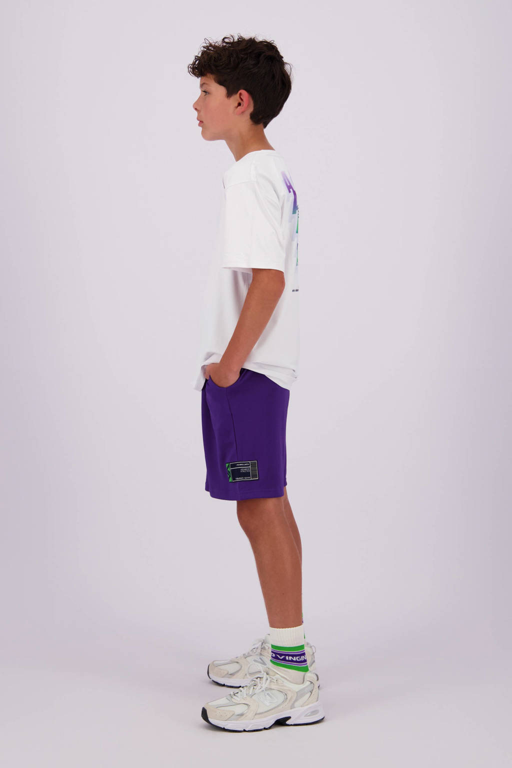 Vingino T-shirt Hit met backprint wit