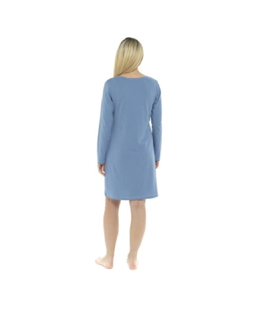 Chemise de nuit - Femme (Bleu denim) - UTUT552