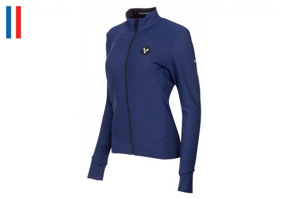 Maillot Femme Manches Longues LeBram Allos Bleu Coupe Ajustée