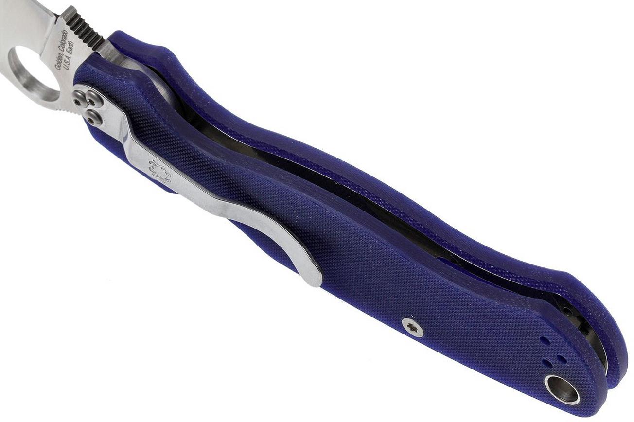 Spyderco Paramilitary 2 S110V Dark Blue C81GPDBL2 zakmes
