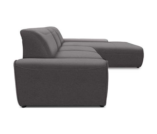 DOMO collection Ecksofa mit Sitztiefenverstellung »Frenzy«, rechts, anthrazit