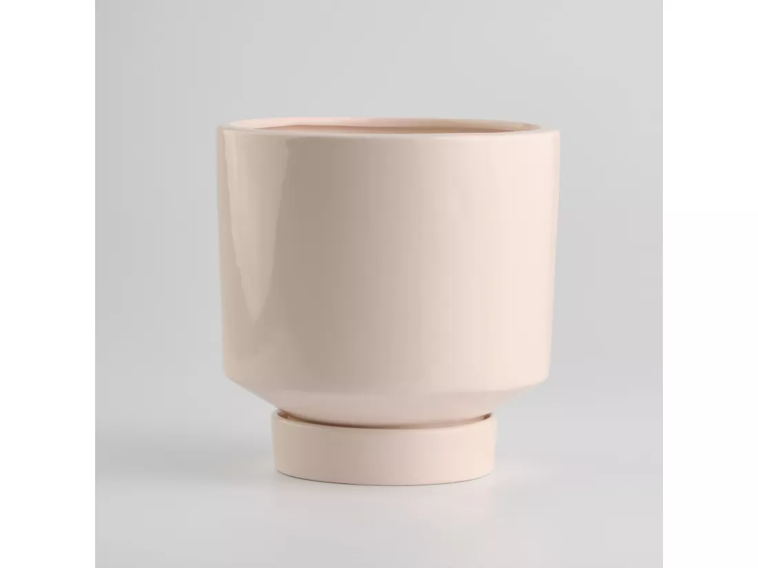 Pot De Fleurs Gabriela rose pâle 17.5 x 18