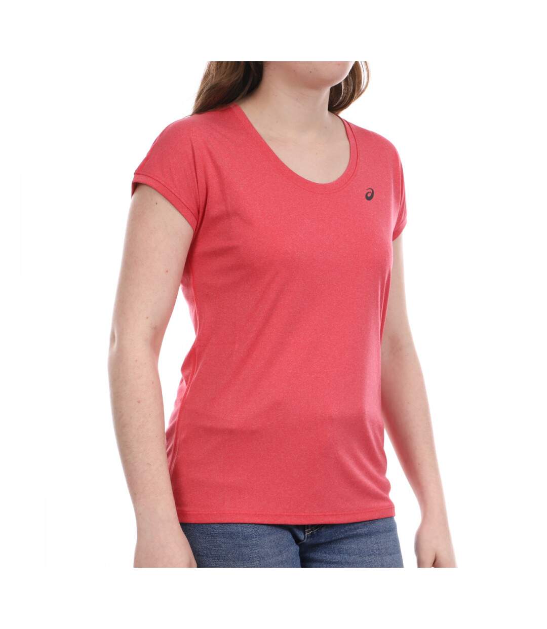 Maillot de sport Rose Femme Asics Capsleeve