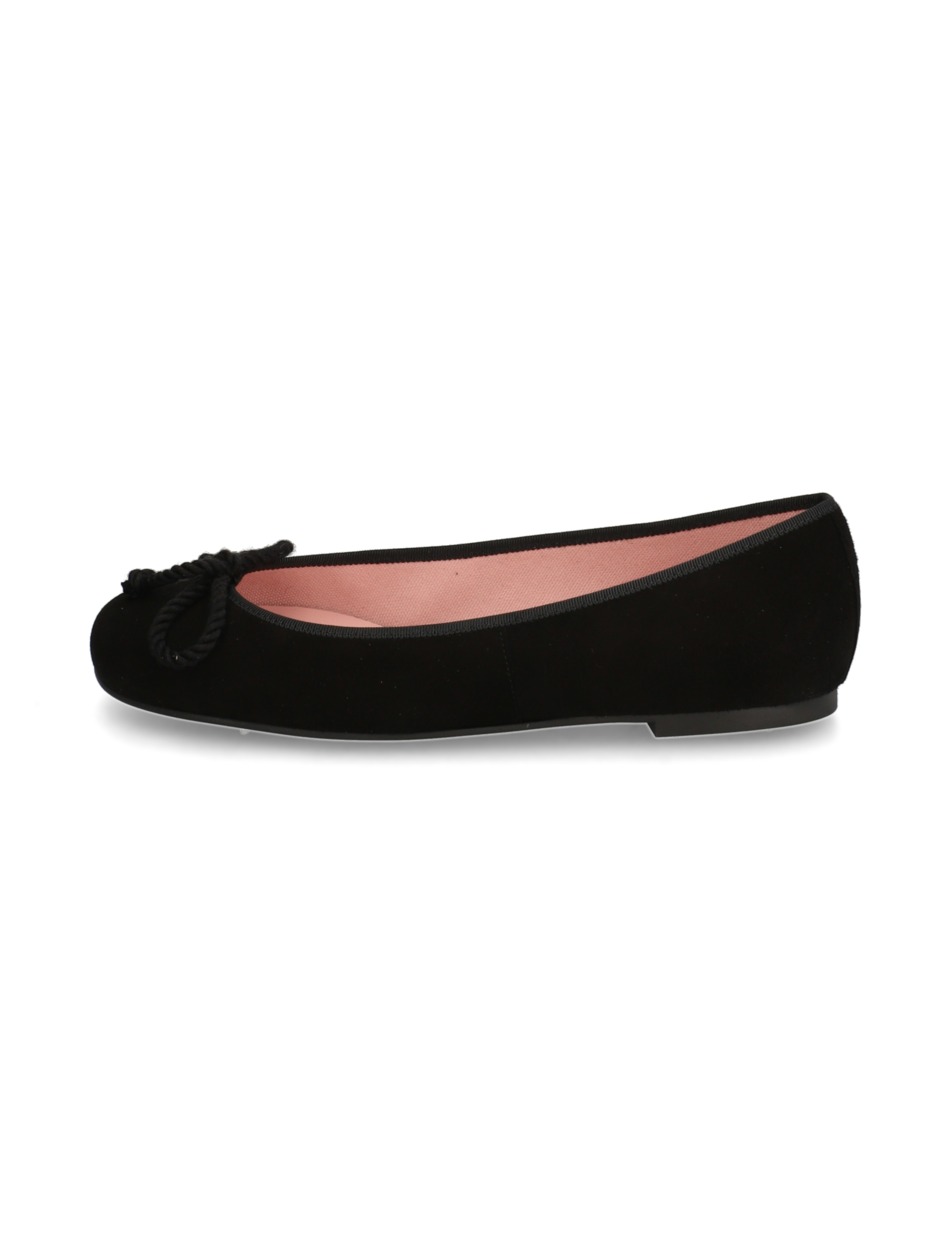 Veloursleder Ballerina