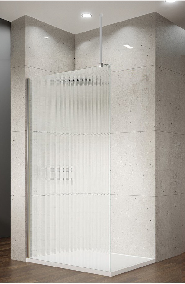 Saniclear Redro glas plafond bevestiging chroom