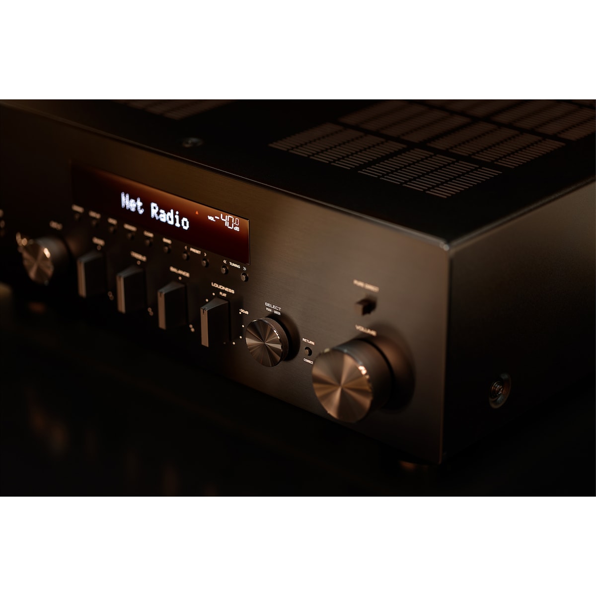 Yamaha RN600A 2.0 nettverksbasert stereomottaker (sort)