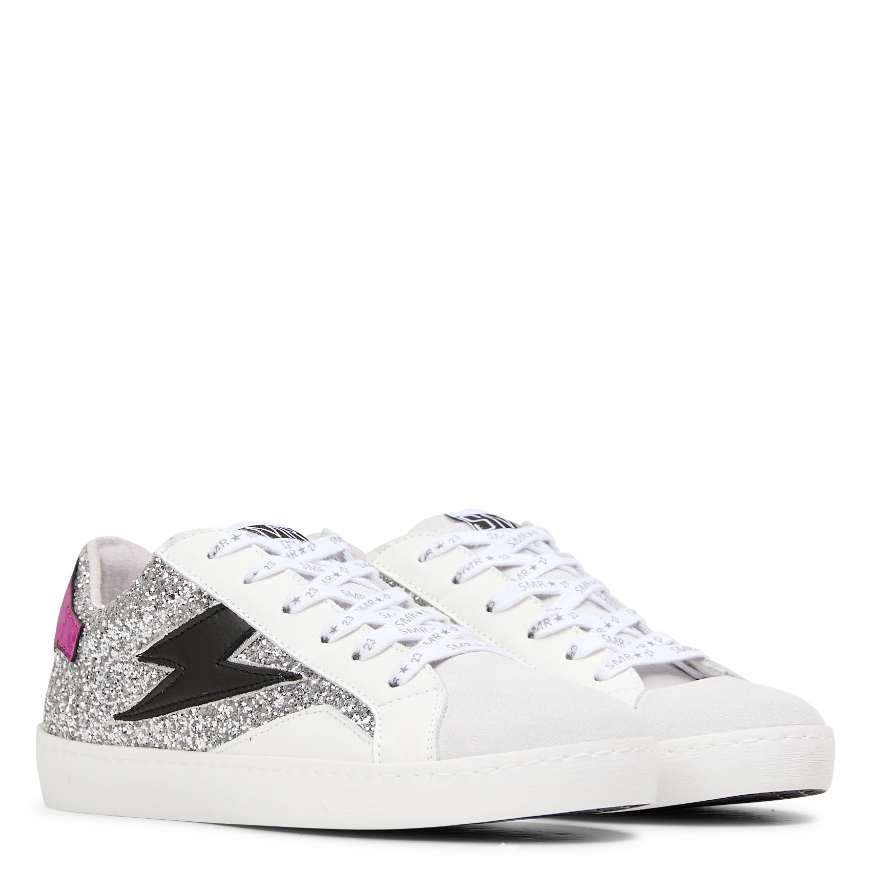 LARRY - Baskets basses en sequins | Argent