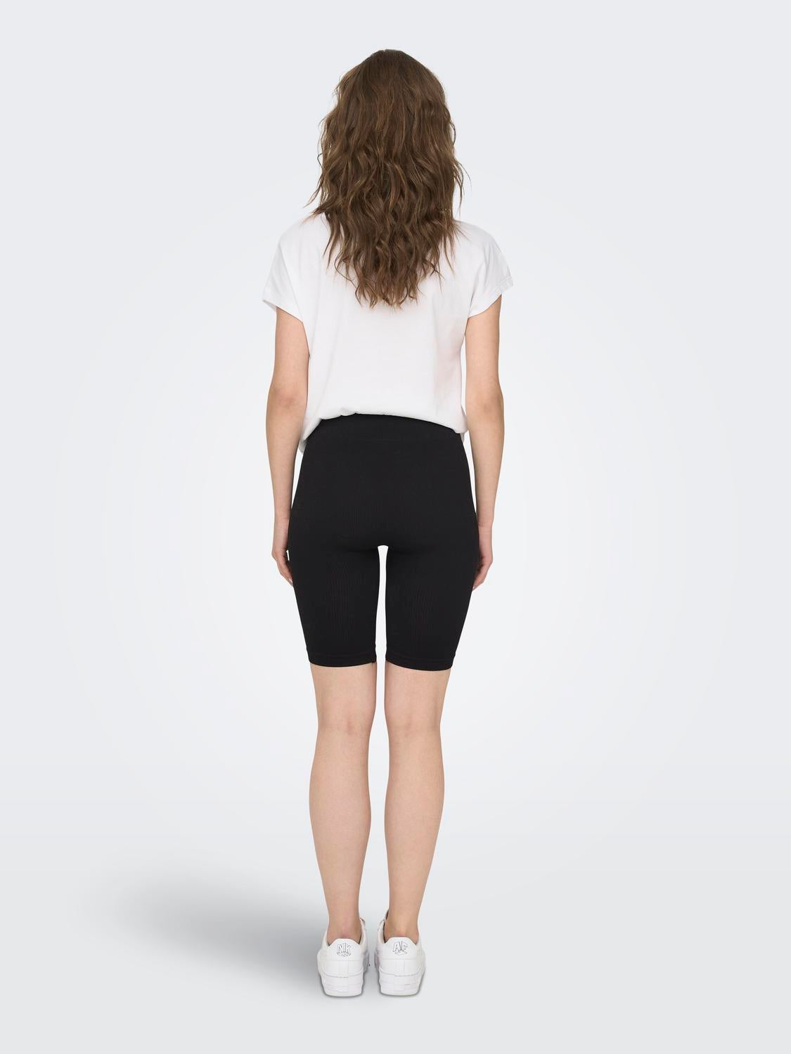 ONPJAIA Hohe Taille Slim Fit Shorts Black