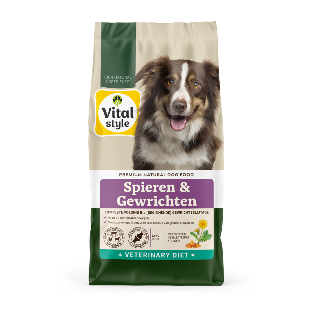 VITALstyle Spier & Gewricht Hondenvoer 12 kg