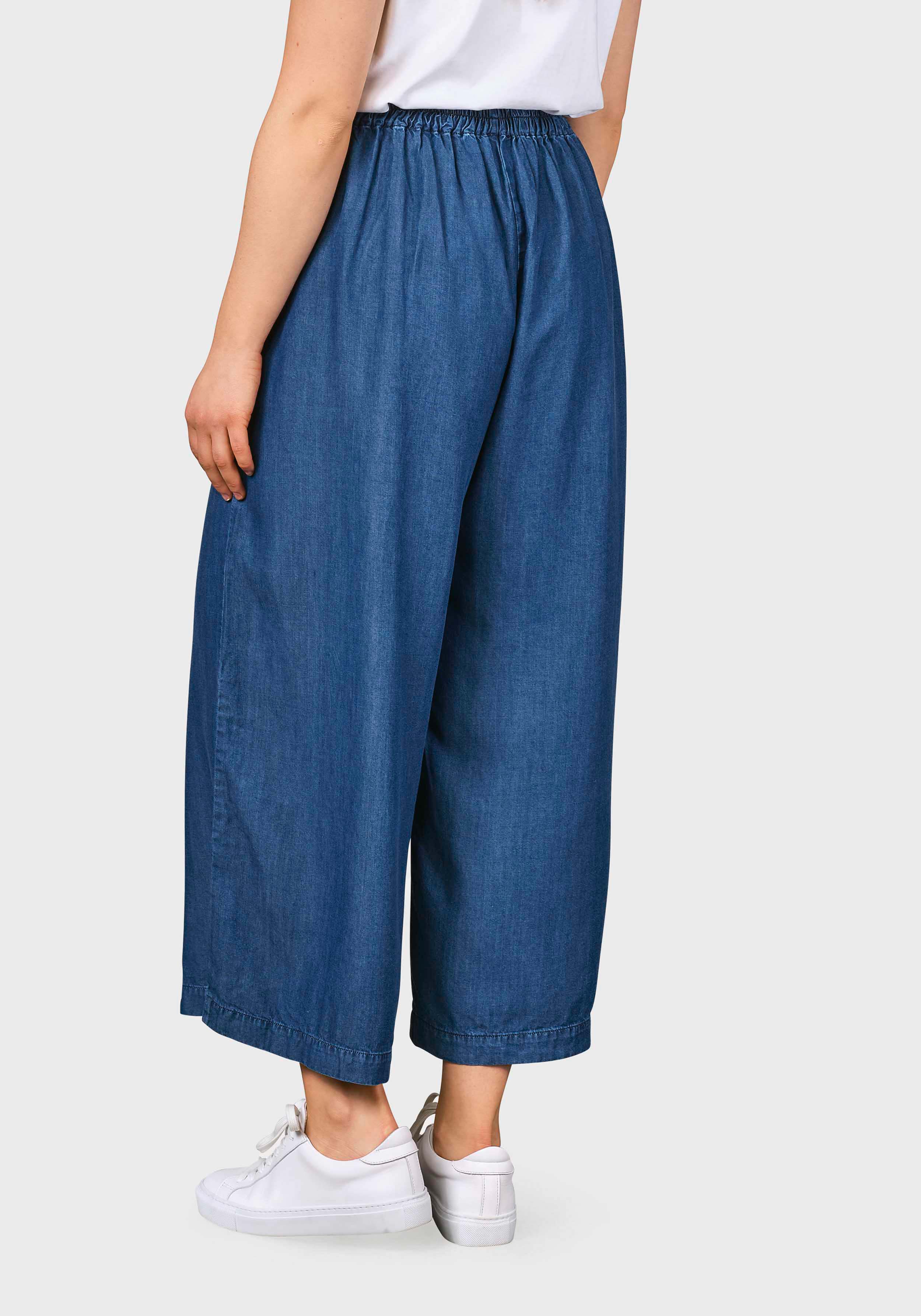 Klitmøller Collective Hose Leonora Pant Dark Blue Chambrey