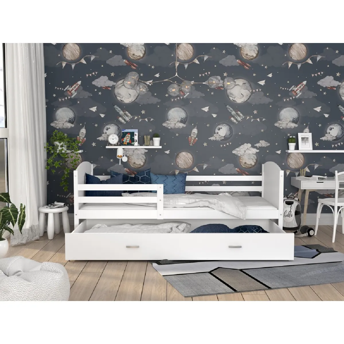 Kids Literie Lit enfant Matis - Blanc
