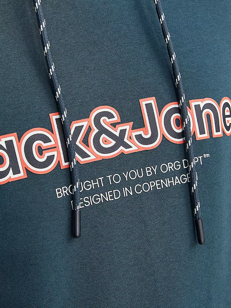 JACK & JONES Kapuzensweater - Hoodie JORLAKEWOOD petrol