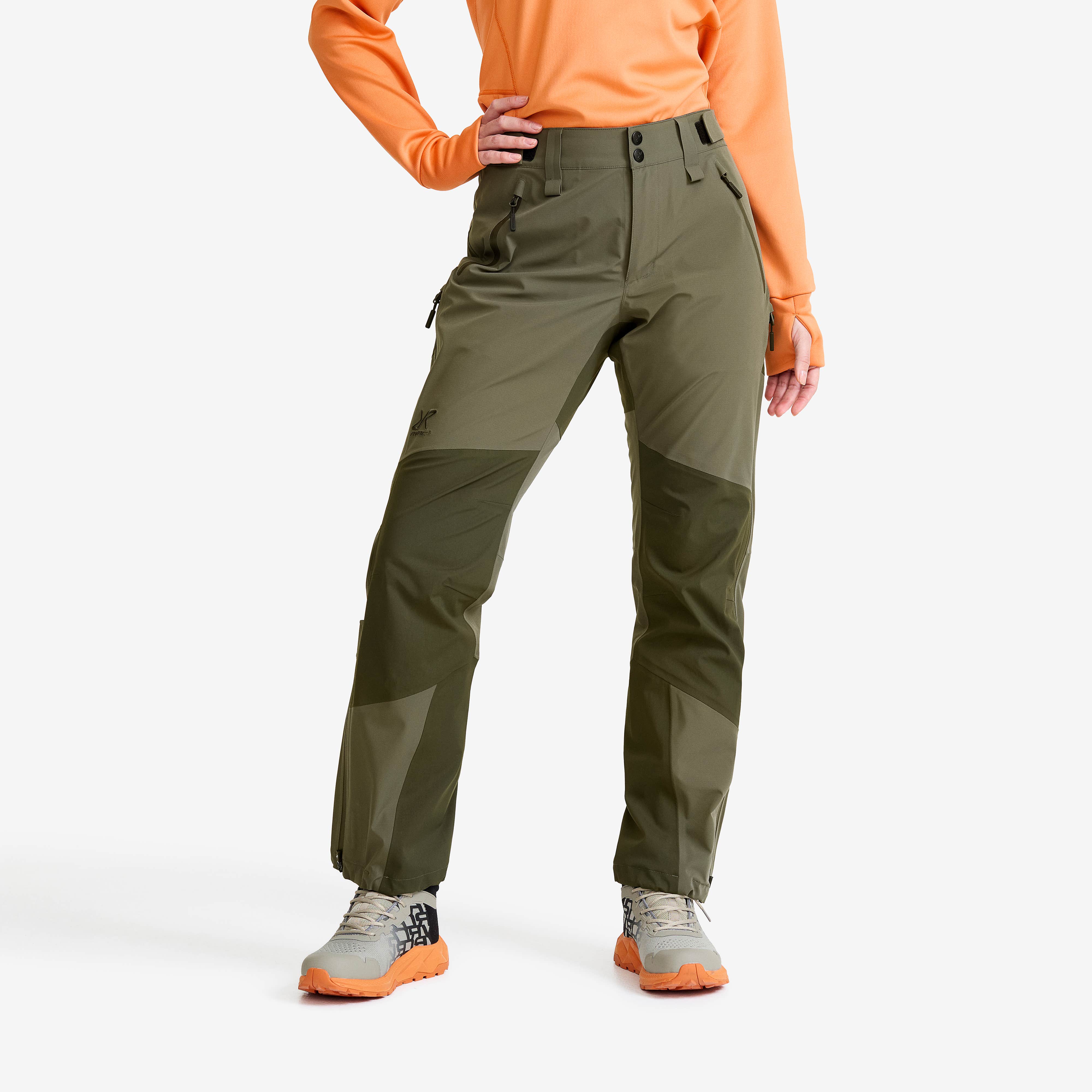 Aries Pro 3L Shell Pants Dame Grape Leaf/Forest Night