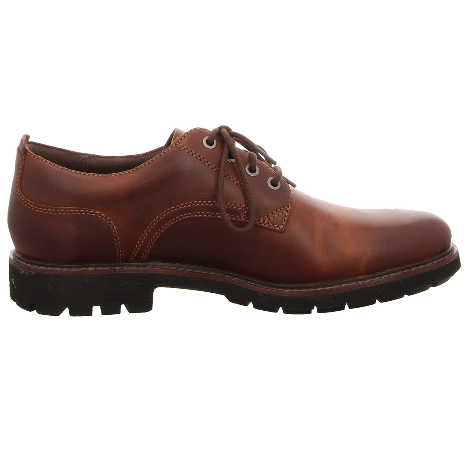 Clarks Schnürhalbschuh braun