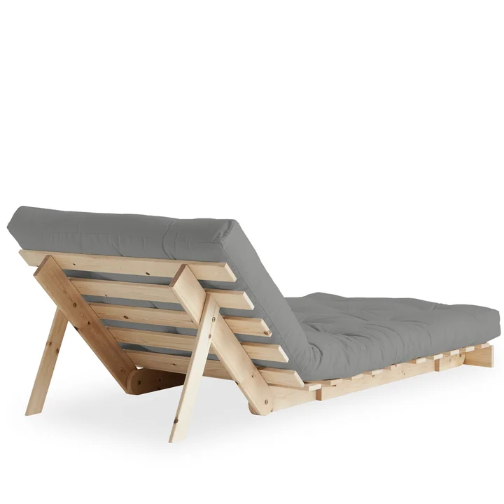 Karup Design - Roots Schlafsessel 90 cm, Kiefer carobbraun / olivgrün (756)