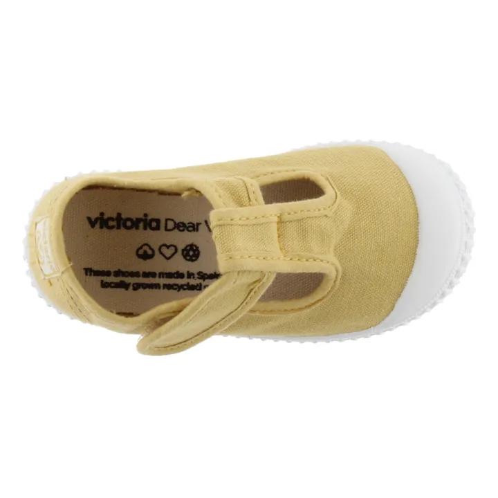 Victoria Baskets Scratchs Sandalia Tira Lone | Jaune
