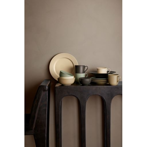 Lyngby Porcelæn Rhombe Earth Skål, Clay, Ø15,5 cm