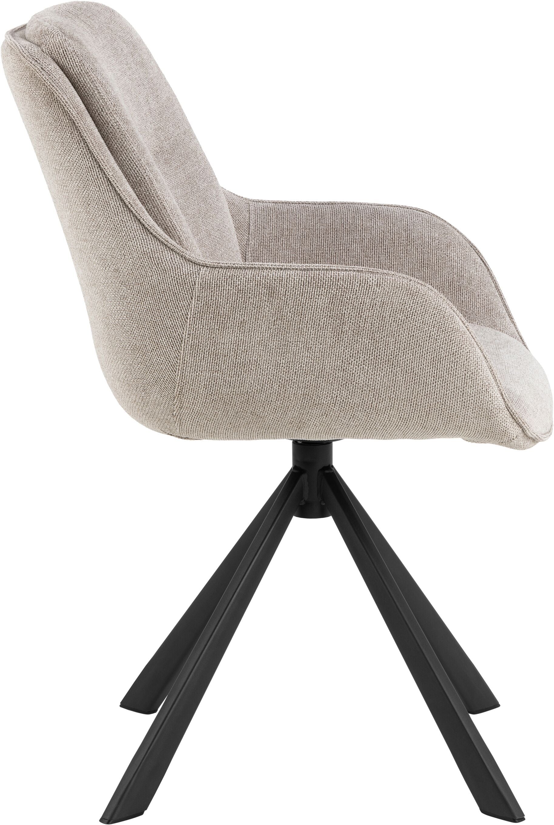 ELENI Stuhl - Sand / B: 58.5 cm x T: 64.0 cm x H: 87.5 cm