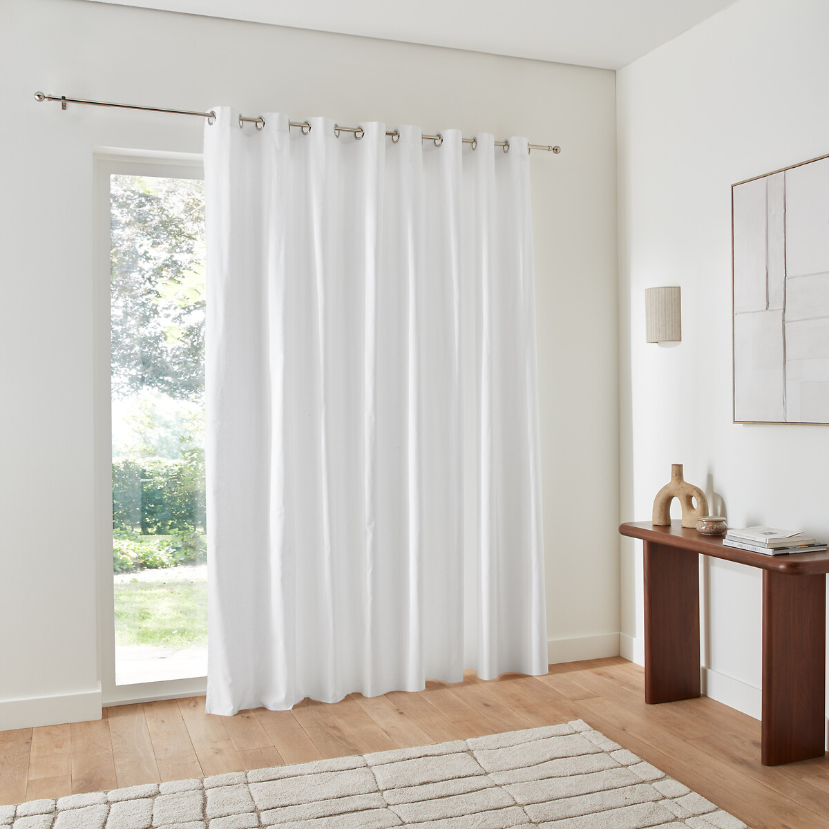 LA REDOUTE INTERIEURS<br>Cortina de algodão, extra larga, Scénario