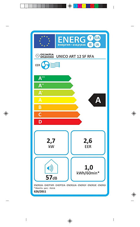 Climatiseur monobloc Unico Art 12 SF 2700W
