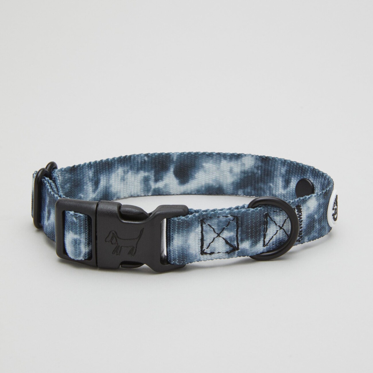 Barkalot Hundehalsband-Auslaufset grau/ bunt S