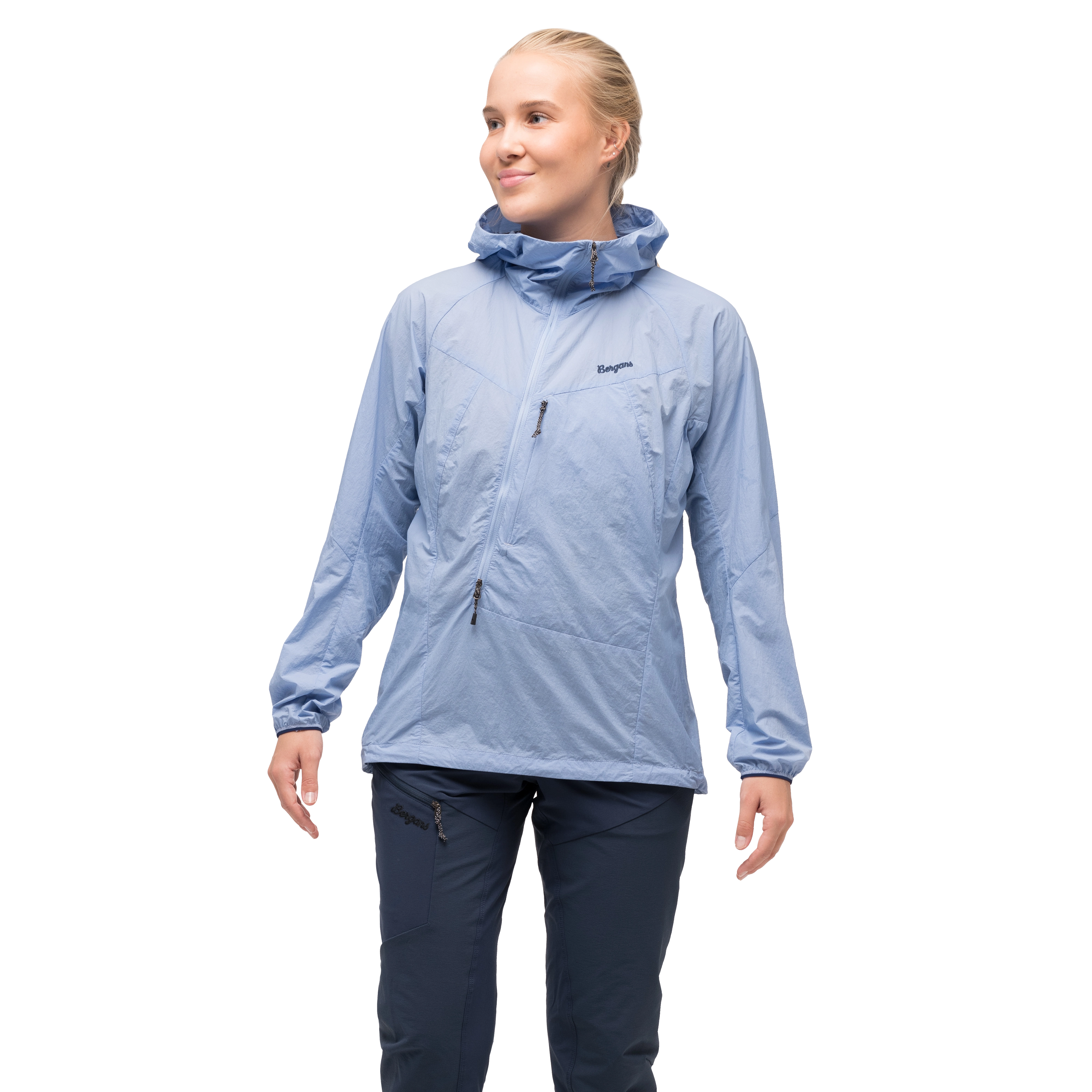 Tind Windbreaker Anorak Women Blueberry Milk