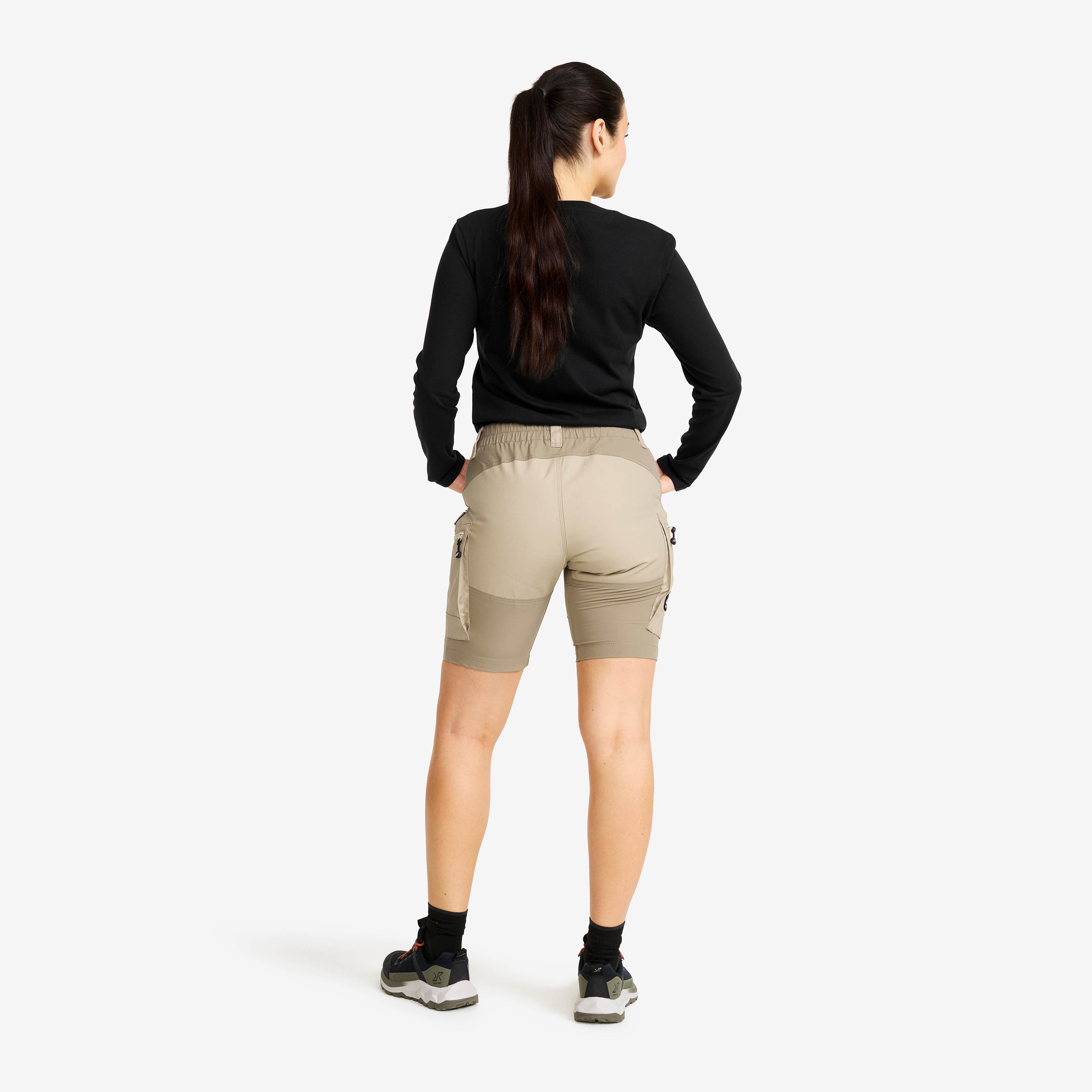 RVRC GP Shorts Dame Aluminium/Brindle