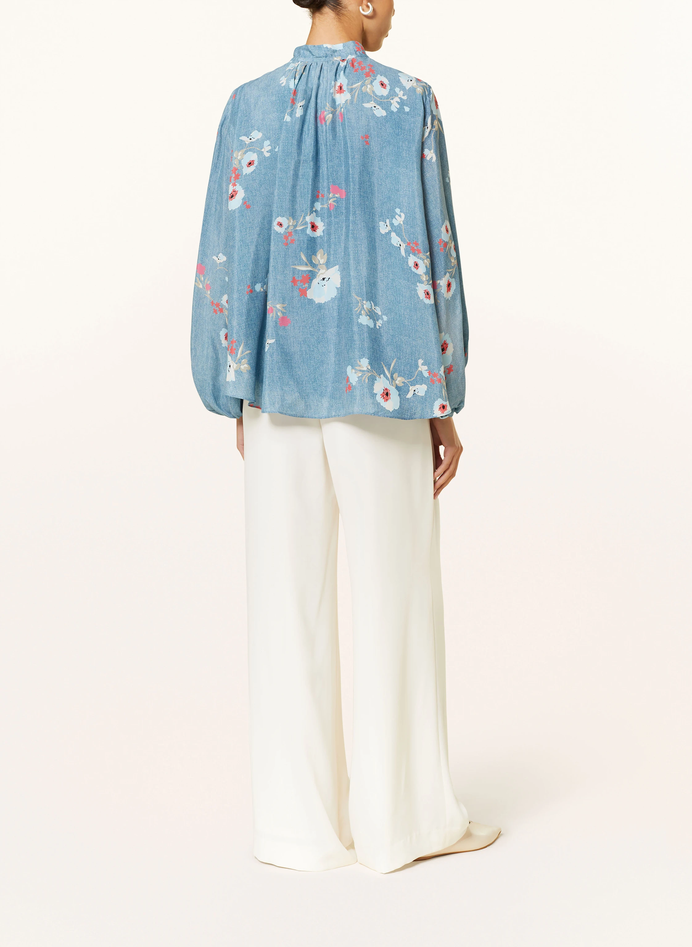 SLY 010 Blusenshirt INDA mit Schluppe und Seide