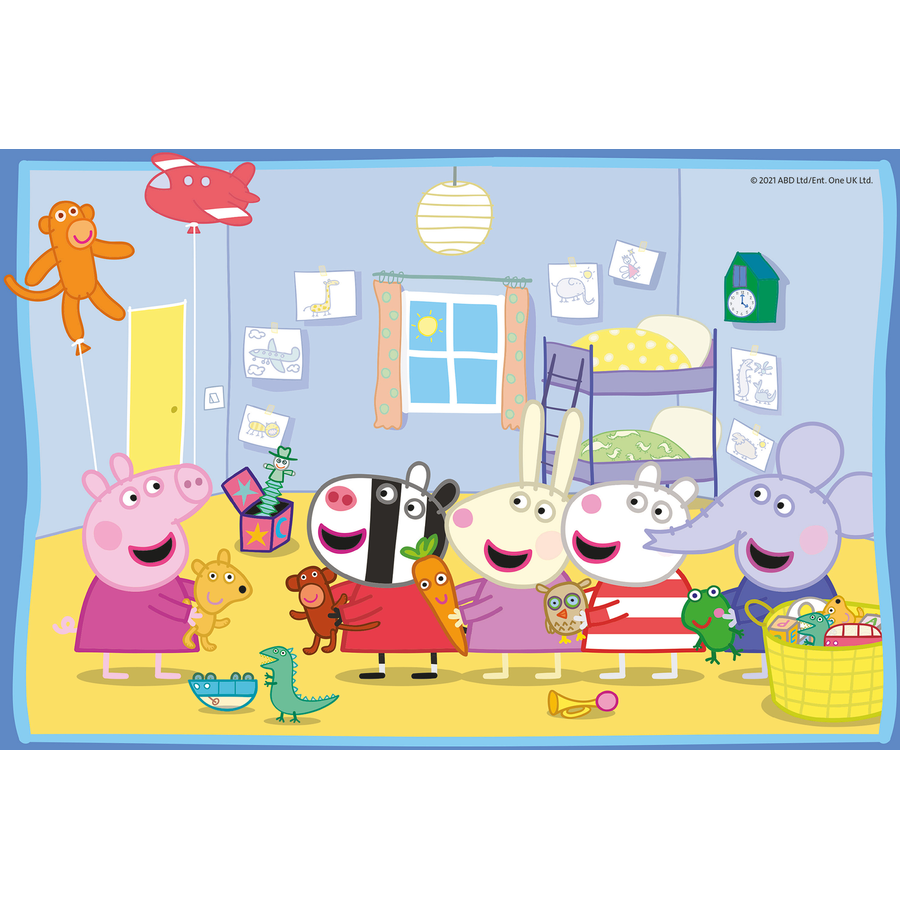 Ravensburger Puzzle 2x12 Teile - Peppas Abenteuer