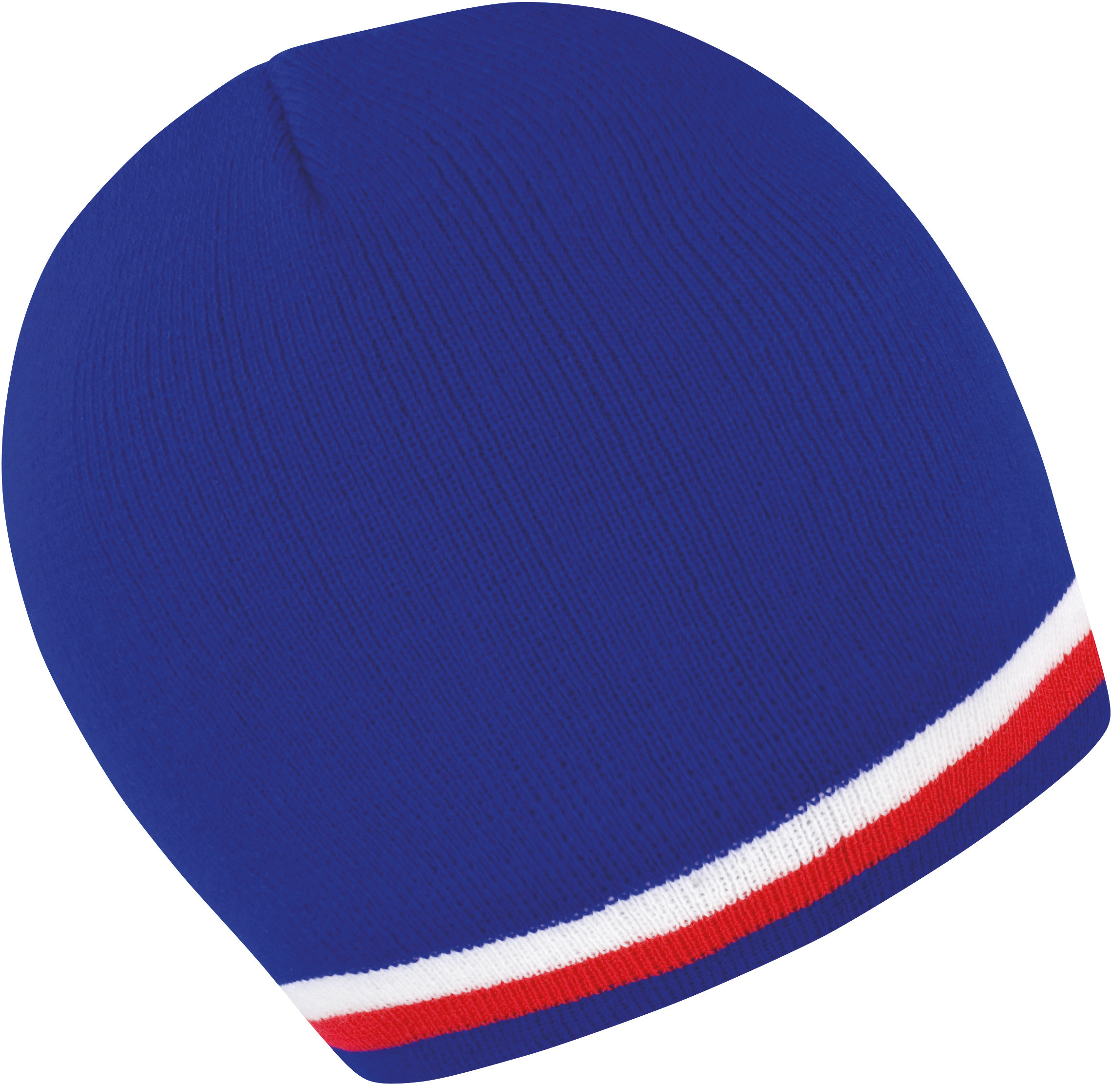 Result R368X - Bonnet Tricoté en Acrylique à Rayures Élégantes