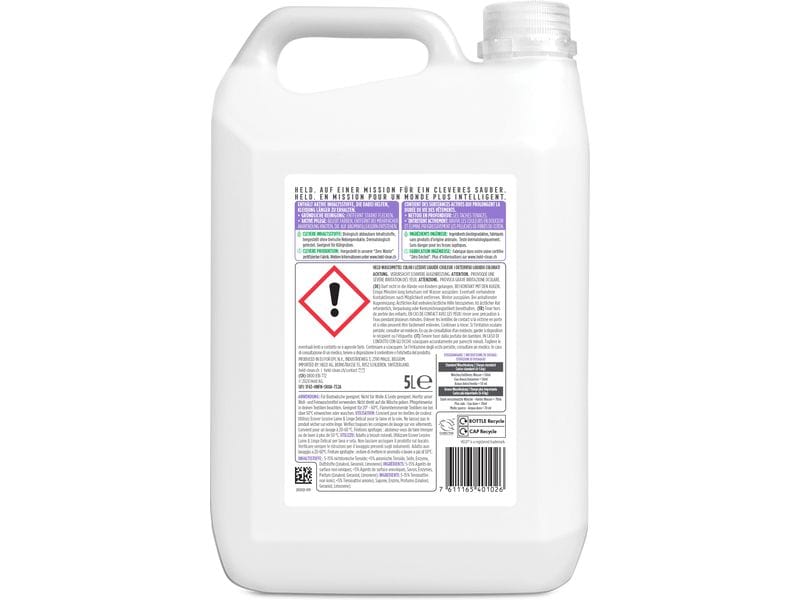 Held Flüssigwaschmittel Color 5 l Umweltfreundliches Waschmittel für farbige Wäsche