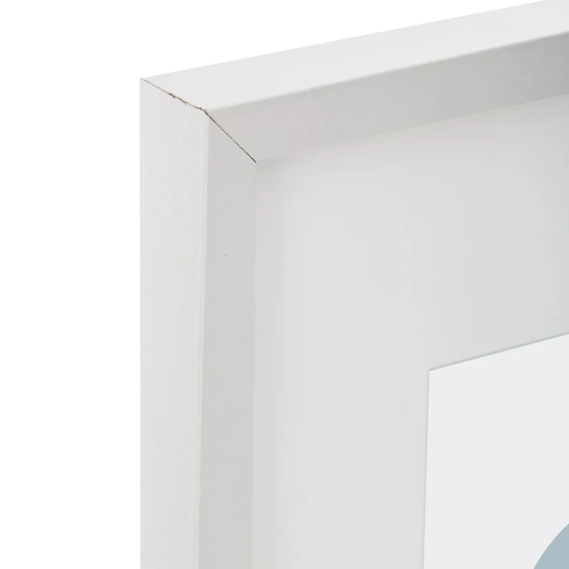 Cadre photo bois mural (30 x 40 cm) Manu Blanc