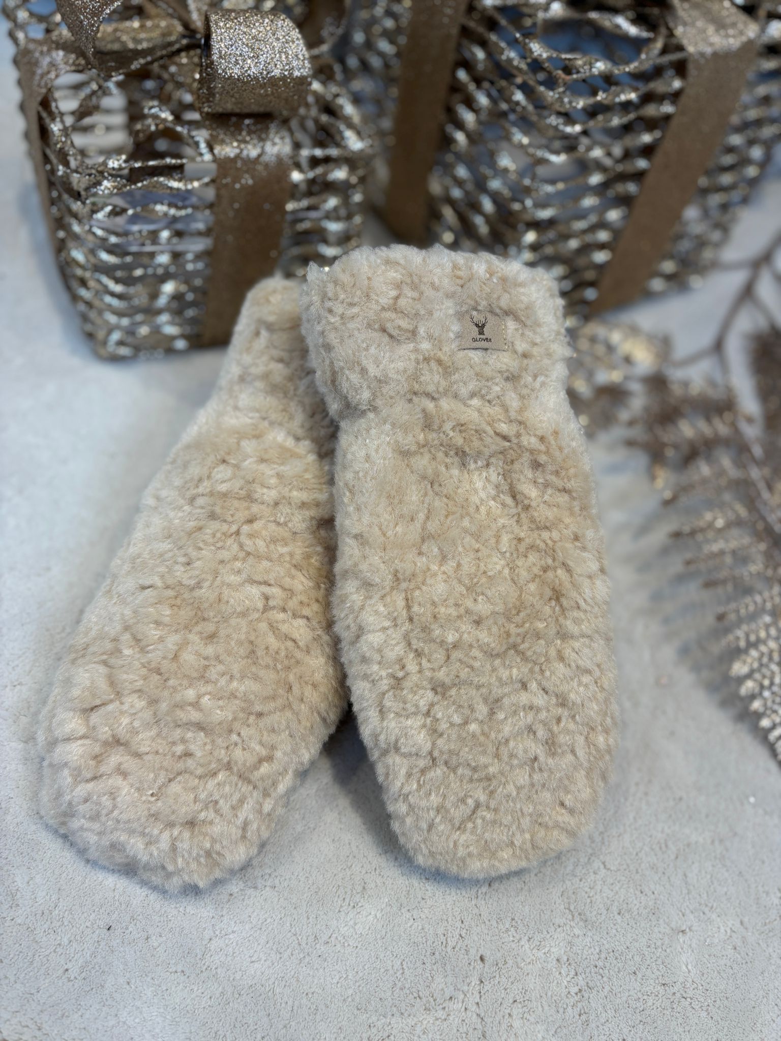Teddy Wanten - Beige