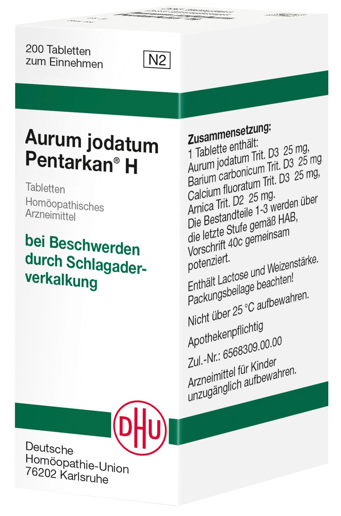 Aurum Jodatum Pentarkan H Tabl.