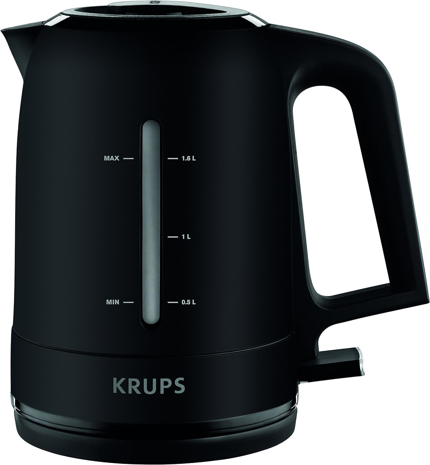 Krups KT8501 Doppel-Kaffeeautomat Duothek Thermo, schwarz & BW2448 Wasserkocher Pro Aroma, 1,6 L, 2,400 W mit beleuchtetem Ein-/Ausschalter, schwarz