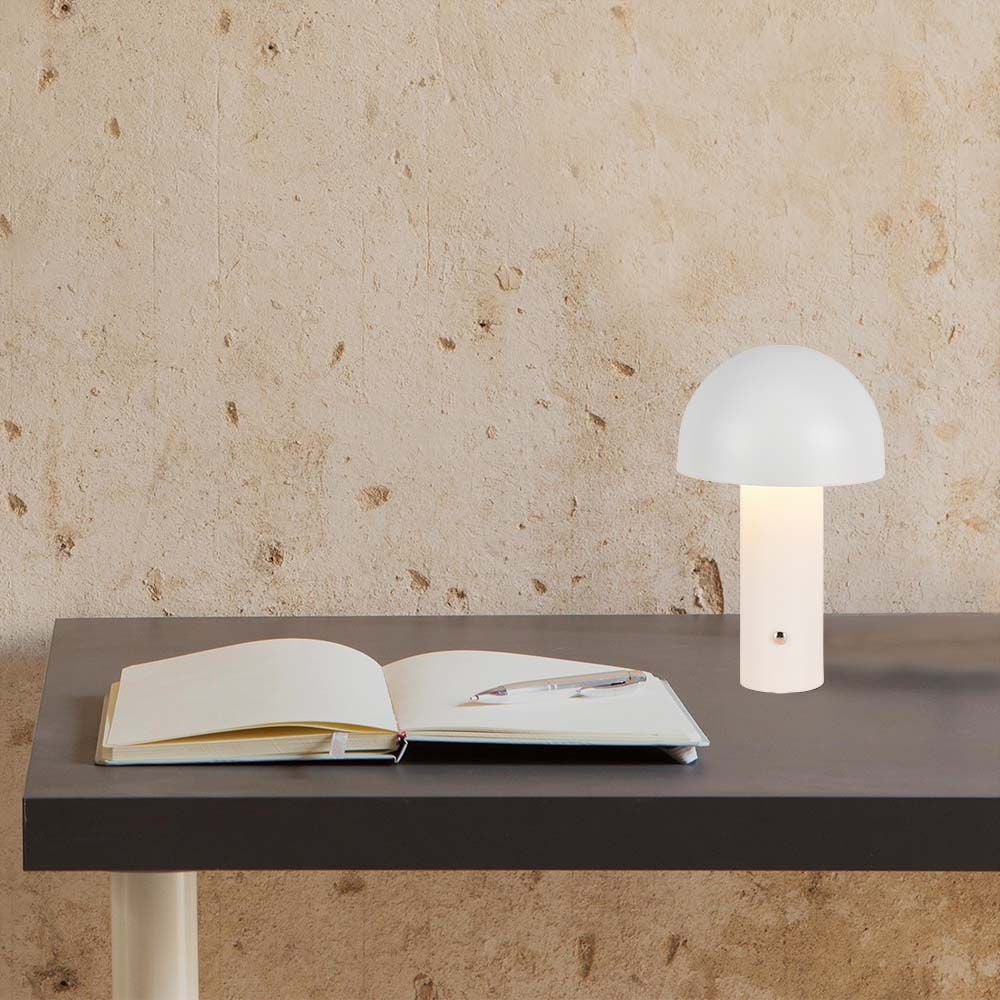 Witte oplaadbare tafellampen - IP20 - 3W - 200 lumen - 3IN1 - Modelnr: - VT-1047-W