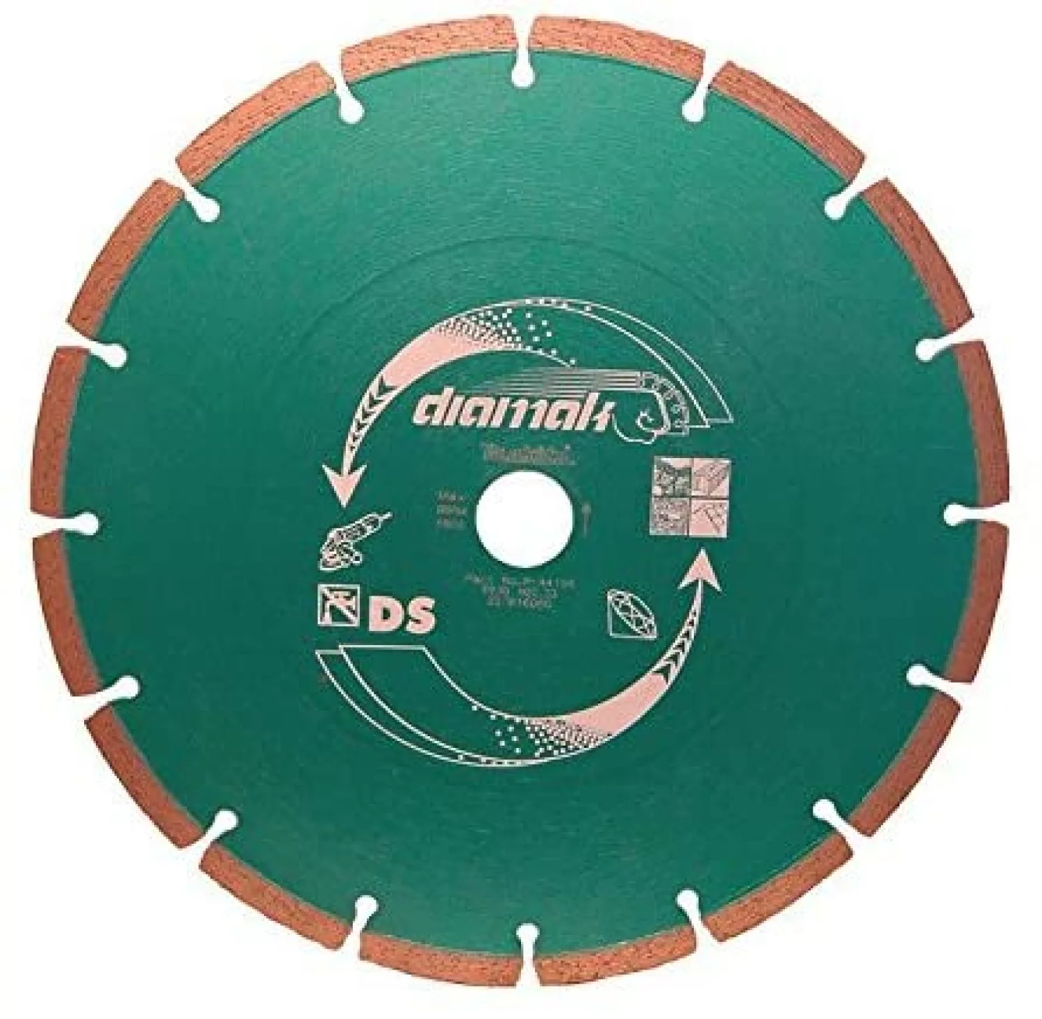 Makita GA9020RFK3 Haakse slijper incl. 2 diamantzaagbladen in koffer - 2200W - 230mm - Softstart