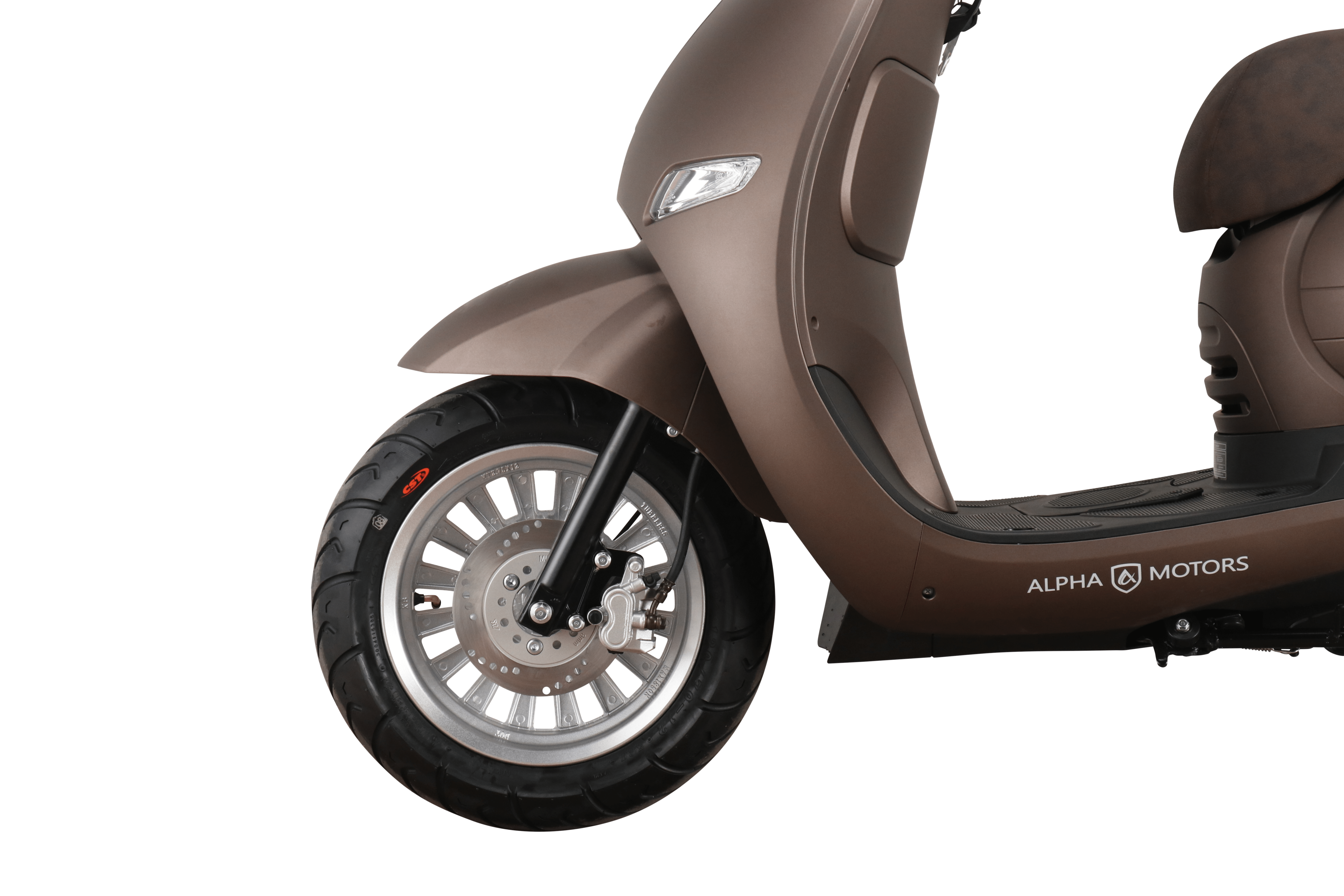 Alpha Motors Motorroller Cappucino 50 ccm 45 kmh EURO 5 mattbraun