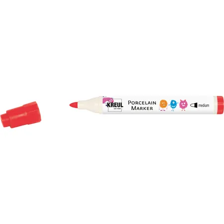 KREUL Porcelain Marker medium, Kirschrot