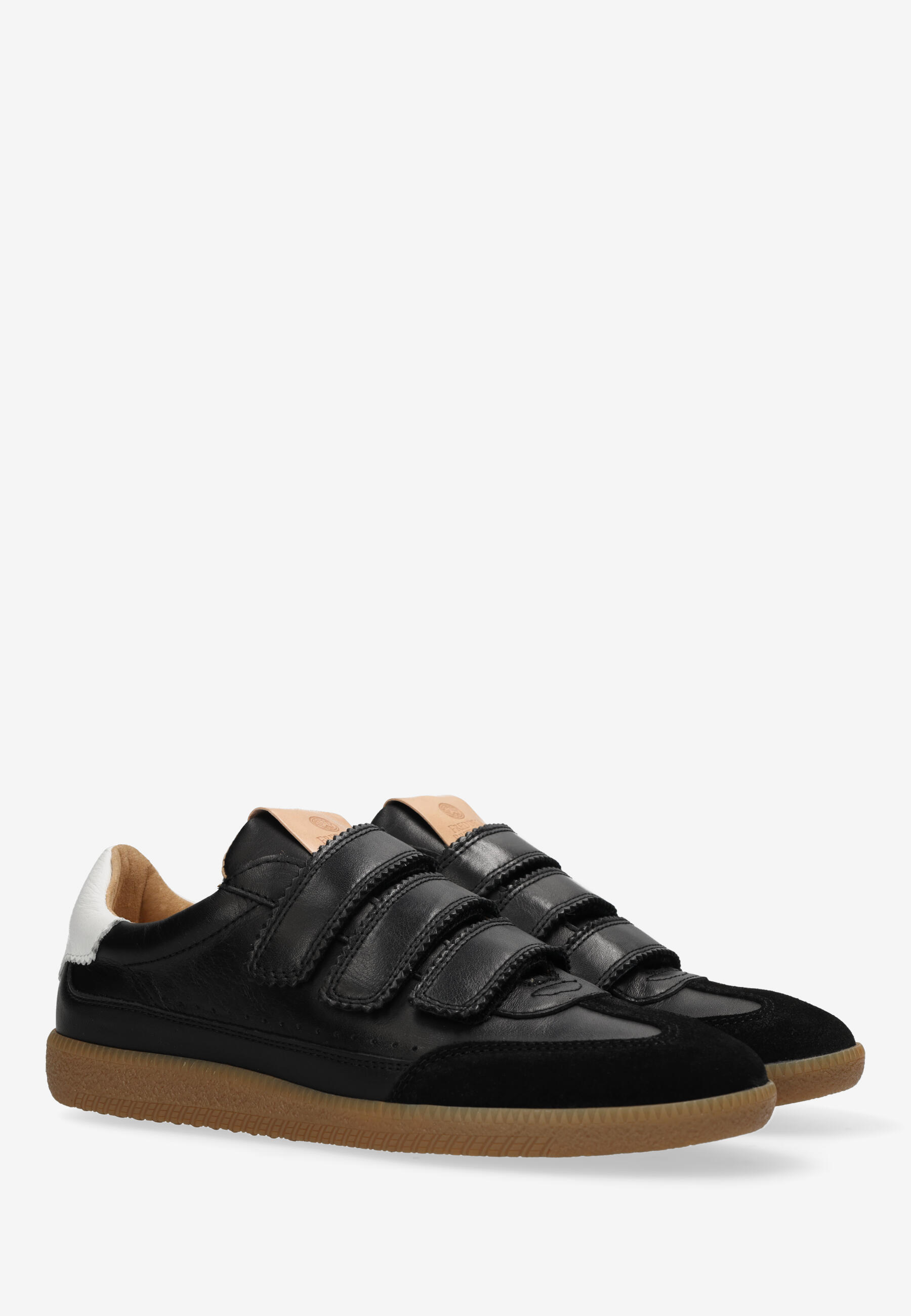 PEARL VALENCIA Sneaker leather Black/White