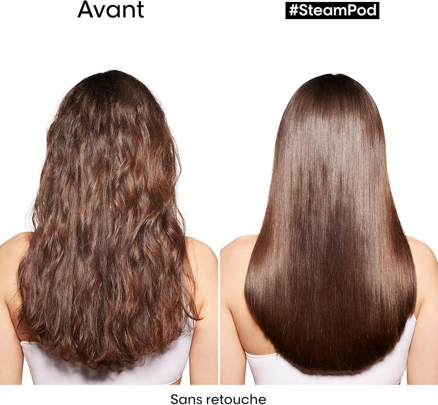 Steampod 3 - Lisseur Vapeur Professionnel 2-en-1 : Lissage & Wavy - Céramique Fer à lisser à la technologie vapeur - Adapté à tous types de cheveux - L'Oréal Professionnel -